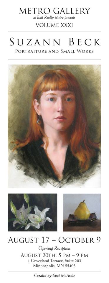 Norell's oil portrait painting featured by artist Suzann Beck